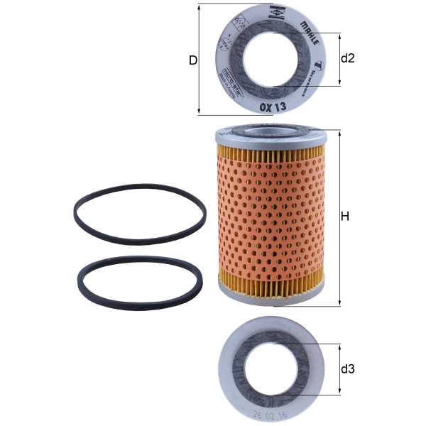 OIL FILTER - ELEMENT image