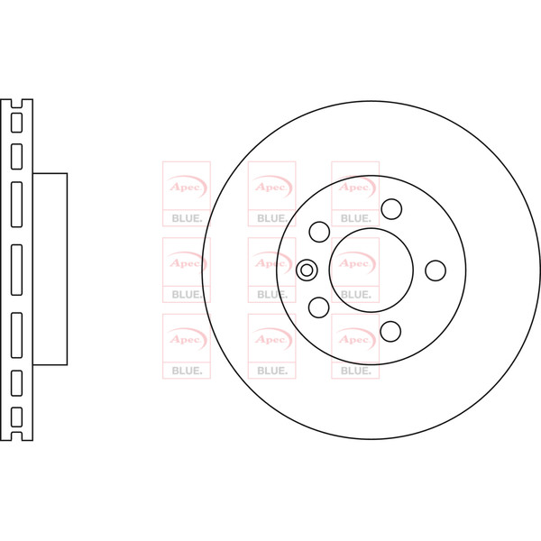 BRAKE DISC (FRONT) (SINGLE) image