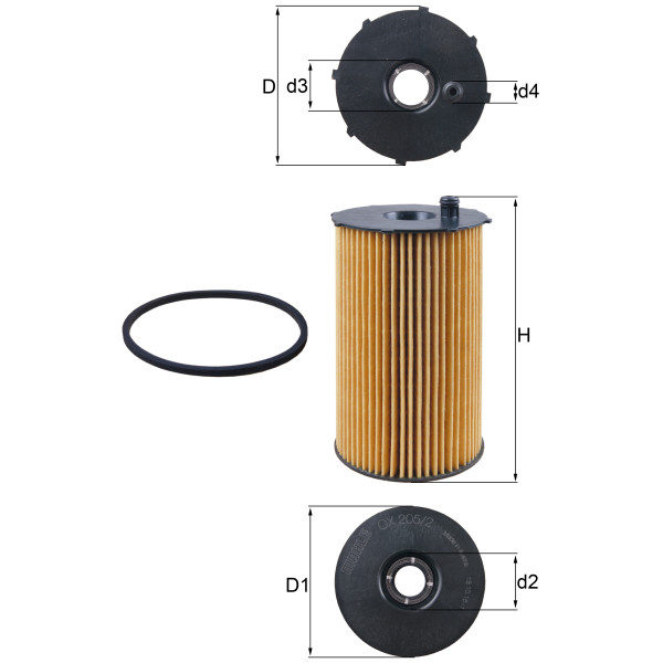 OIL FILTER - ELEMENT image