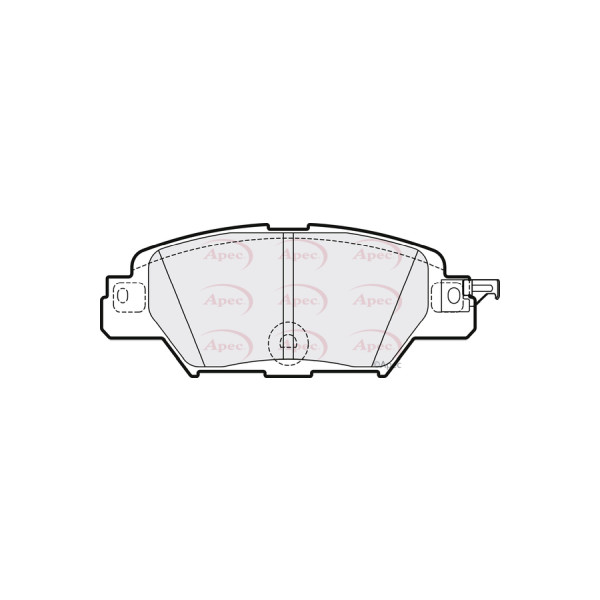 APEC BRAKE PADS (REAR) (R90) image