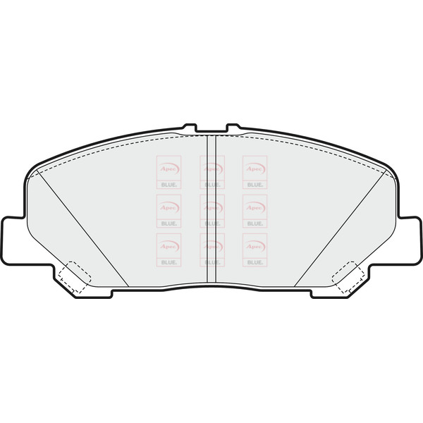 APEC BLUE BRAKE PADS (FRONT) (R90) image