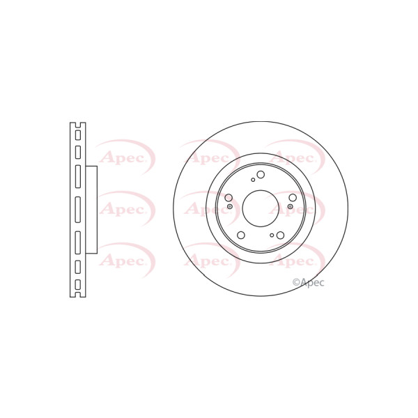 APEC BRAKE DISC (FRONT) (SINGLE) image