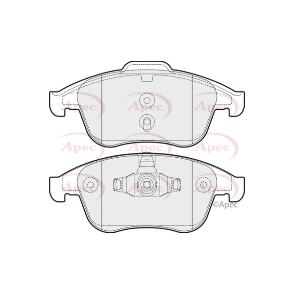 APEC BRAKE PADS (FRONT) (R90) image