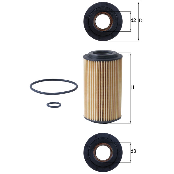 OIL FILTER - ELEMENT image