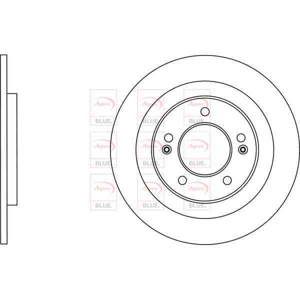 BRAKE DISC (REAR) (SINGLE) image