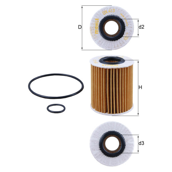 OIL FILTER - ELEMENT image