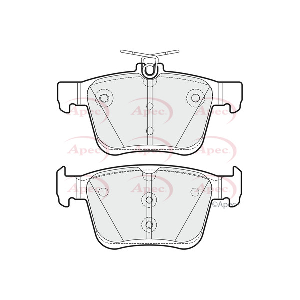 APEC BRAKE PADS (REAR) (R90) image