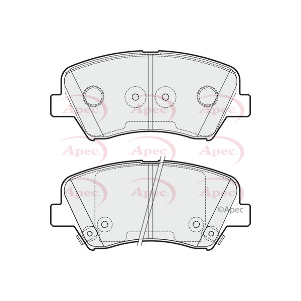 APEC BRAKE PADS (FRONT) (R90) image