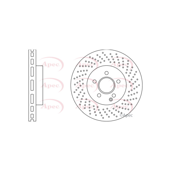 APEC BRAKE DISC (FRONT) (SINGLE) image