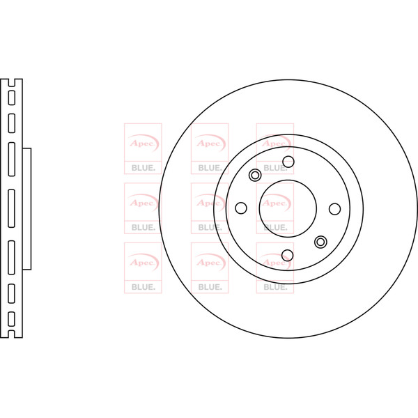 BRAKE DISC (FRONT) (SINGLE) image