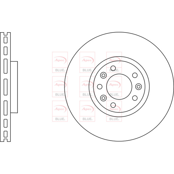 BRAKE DISC (FRONT) (SINGLE) image