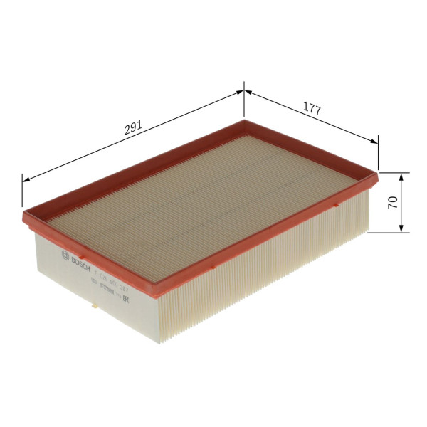 CAR AIR FILTER S0287 image