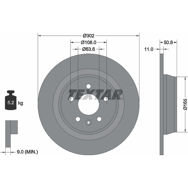 TEXTAR PC BRAKE DISCS image
