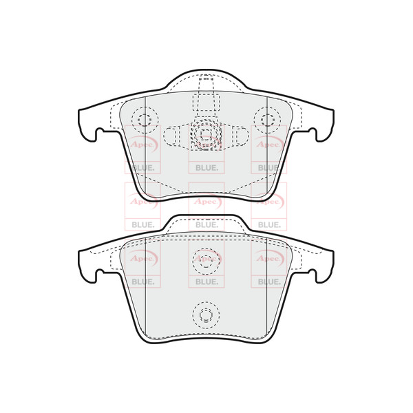 BRAKE PADS (REAR) (R90) image