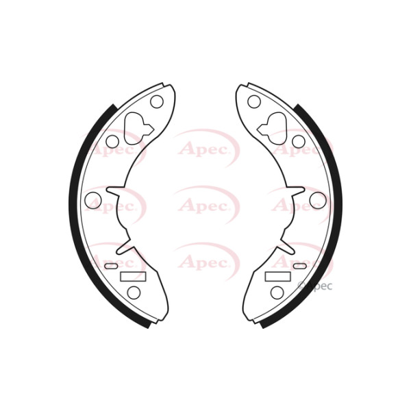 APEC BRAKE SHOES REAR image