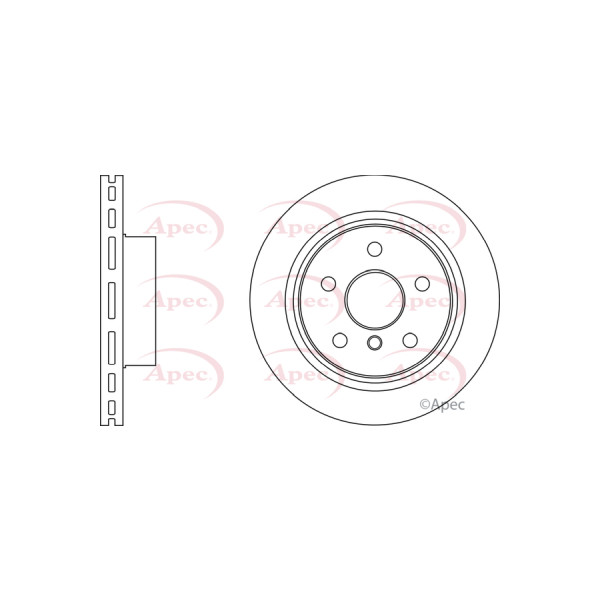 APEC BRAKE DISC (FRONT) (SINGLE) image