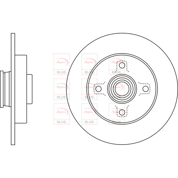 BRAKE DISC (REAR) (SINGLE) image