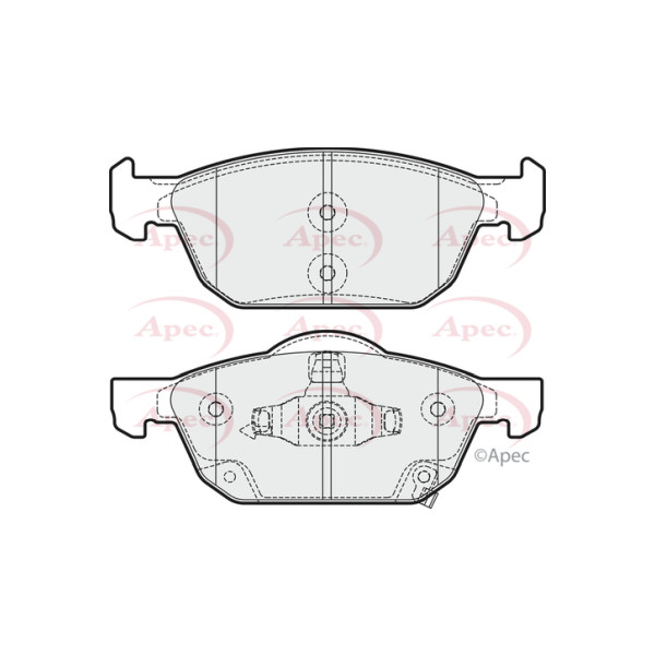 APEC BRAKE PADS (FRONT) (R90) image