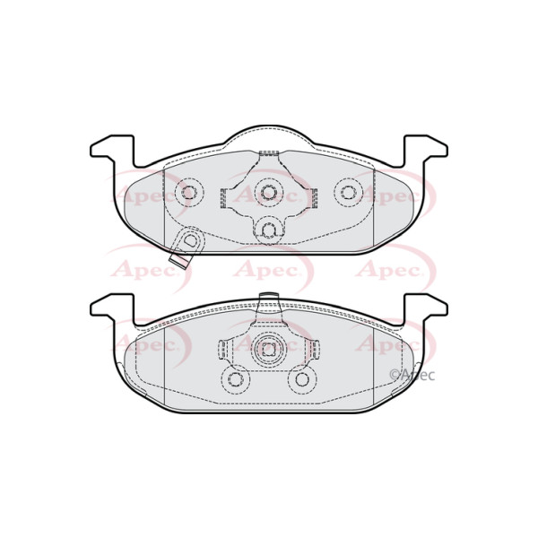 APEC BRAKE PADS (FRONT) (R90) image