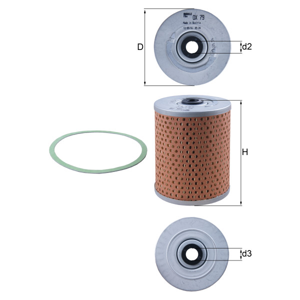 OIL FILTER - ELEMENT image