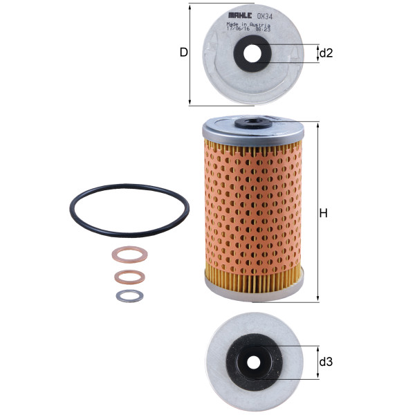 OIL FILTER - ELEMENT image