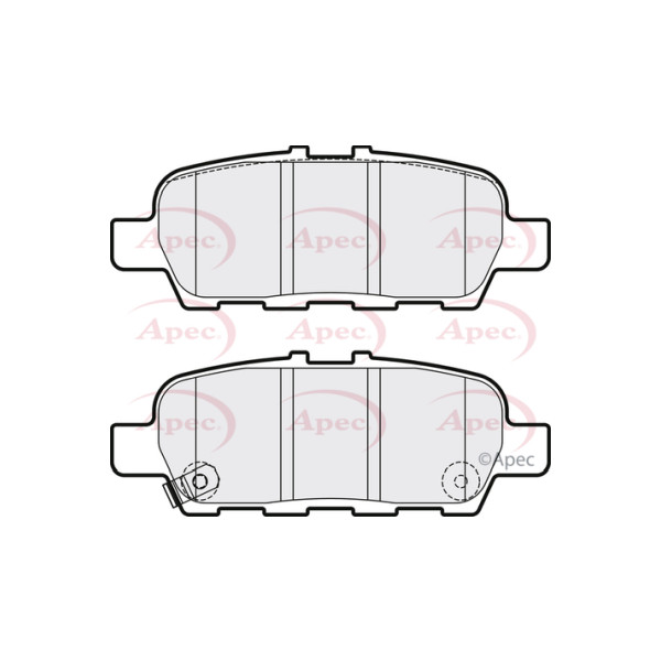 APEC BRAKE PADS (REAR) (R90) image