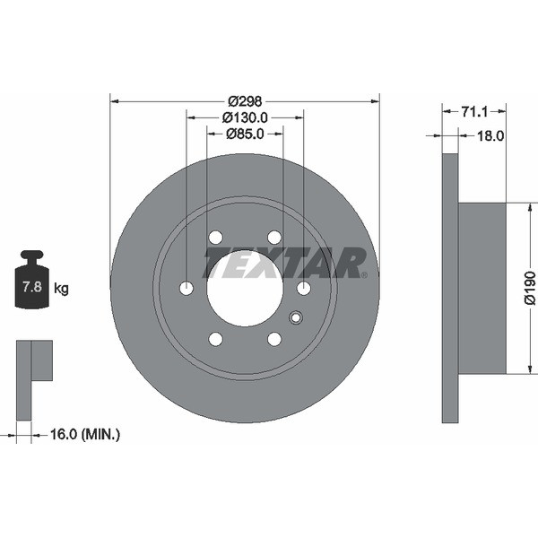 TEXTAR LCV DISCS image