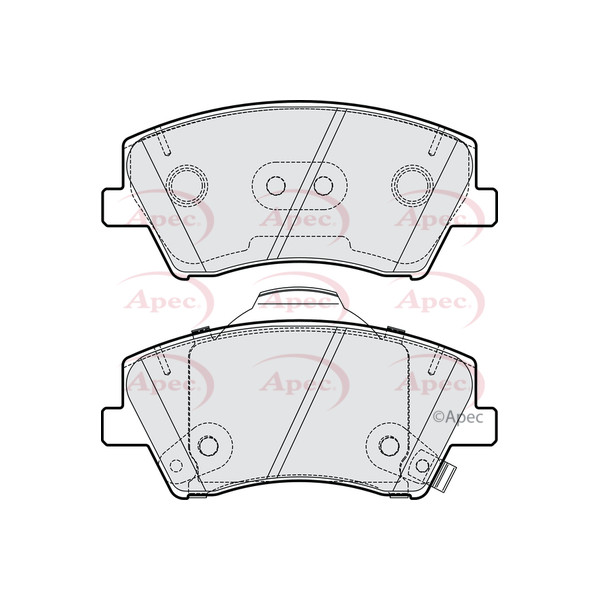 APEC BRAKE PADS (FRONT) (R90) image