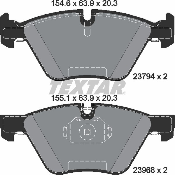 TEXTAR PC BRAKE PADS image
