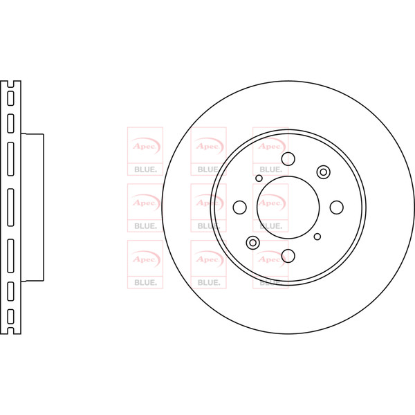 BRAKE DISC (FRONT) (SINGLE) image