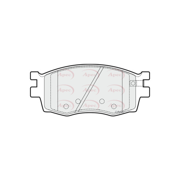 APEC BRAKE PADS (FRONT) (R90) image
