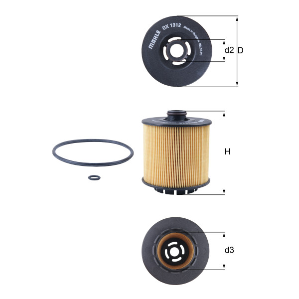 OIL FILTER - ELEMENT image
