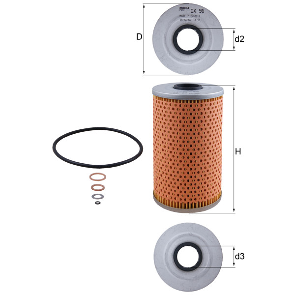 OIL FILTER - ELEMENT image