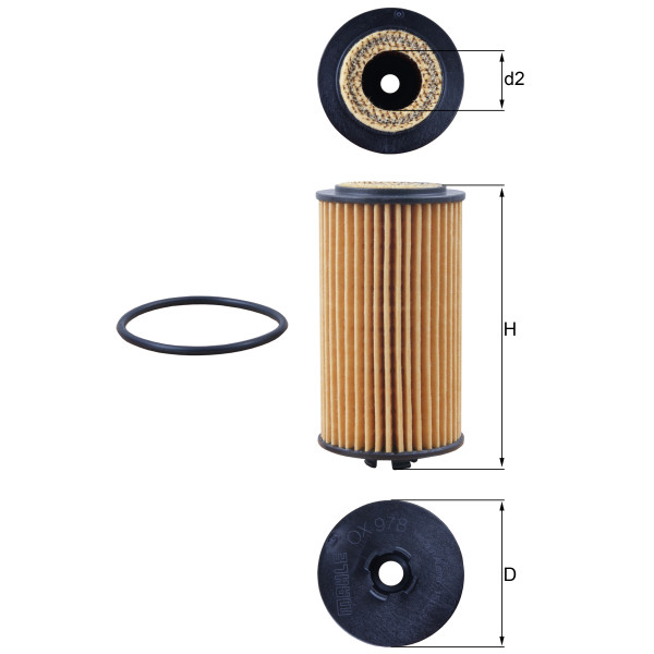 OIL FILTER - ELEMENT image