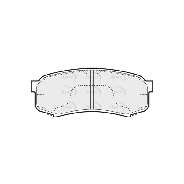 APEC BRAKE PADS (REAR) (R90) image