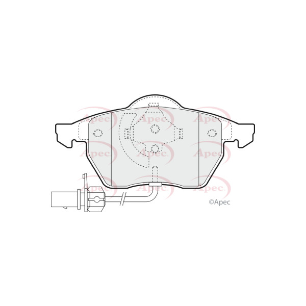 APEC BRAKE PADS (FRONT) (R90) image