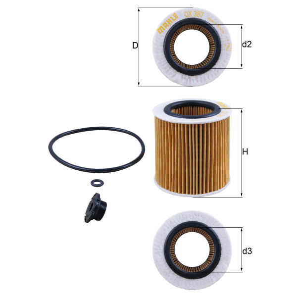 OIL FILTER - ELEMENT image