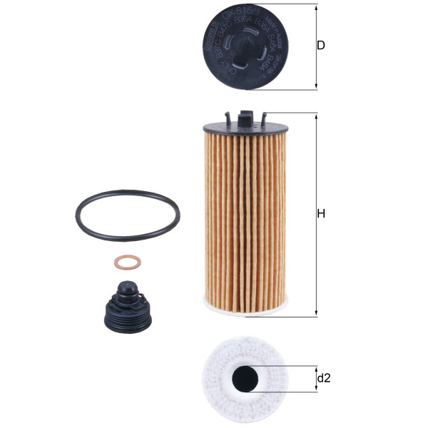 OIL FILTER - ELEMENT image