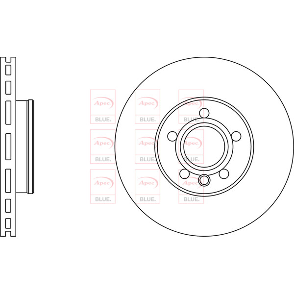 BRAKE DISC (FRONT) (SINGLE) image