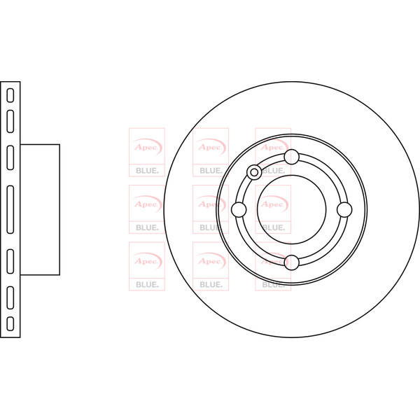 BRAKE DISC (FRONT) (SINGLE) image