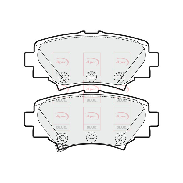 BRAKE PADS (REAR) (R90) image
