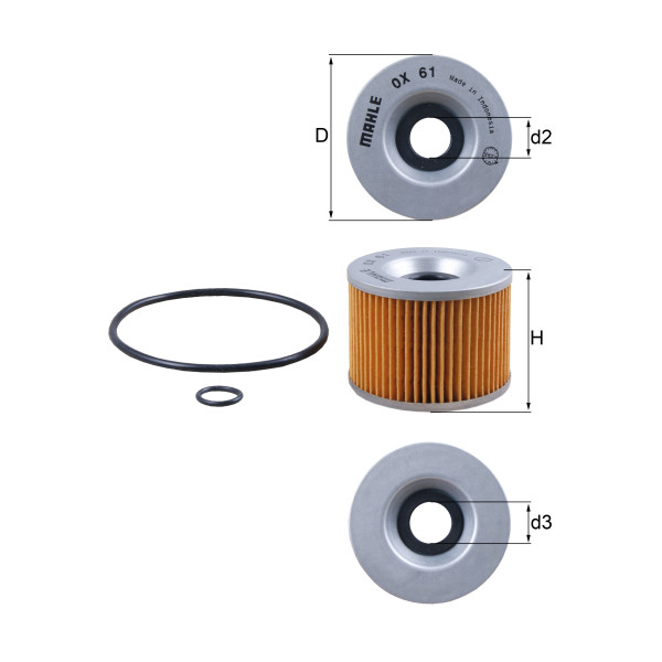 OIL FILTER - ELEMENT image