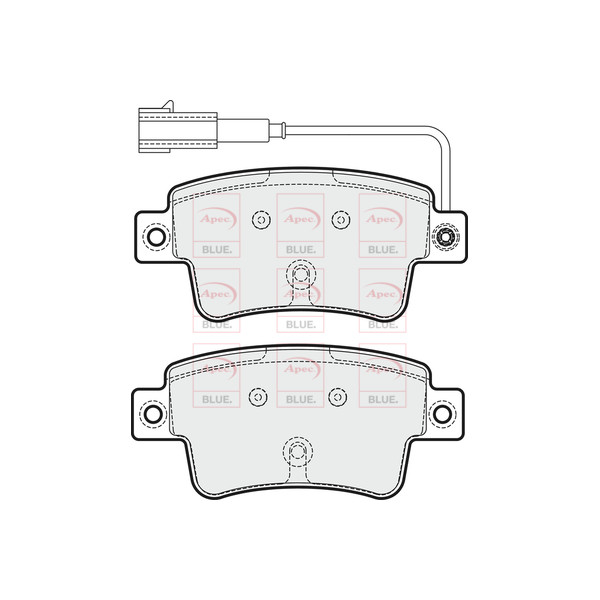 BRAKE PADS (REAR) (R90) image