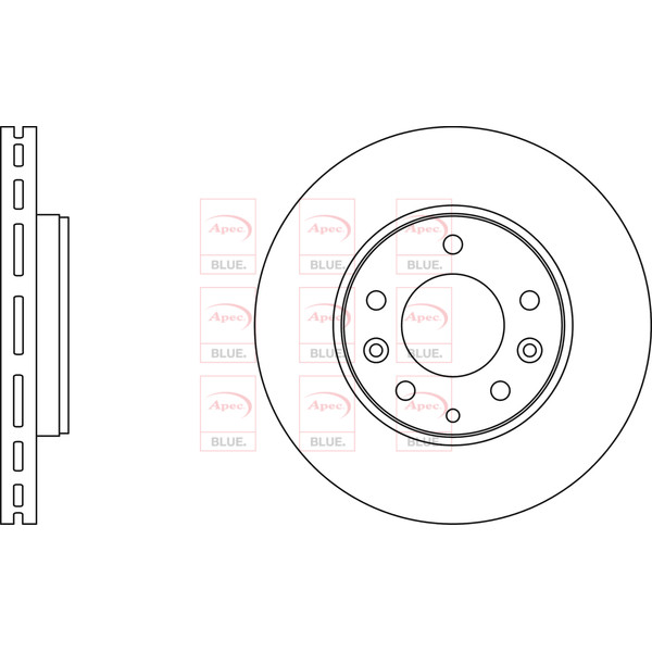 BRAKE DISC (FRONT) (SINGLE) image