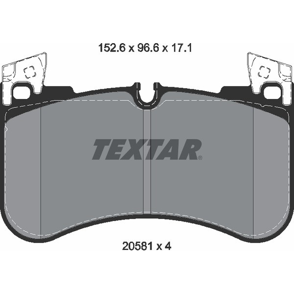 TEXTAR PC BRAKE PADS image