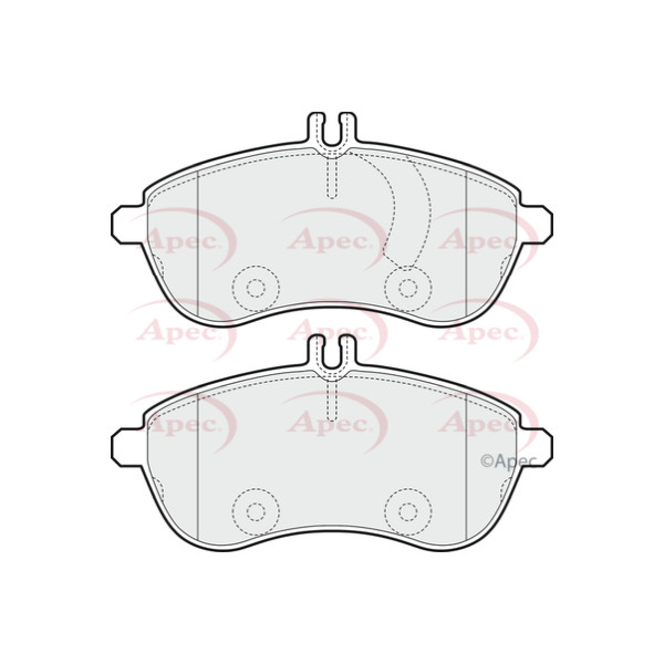 APEC BRAKE PADS (FRONT) (R90) image