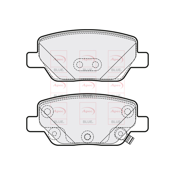 BRAKE PADS (REAR) (R90) image
