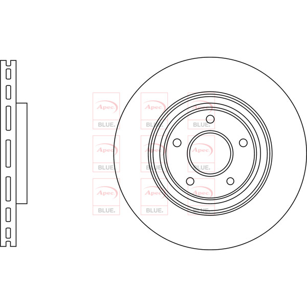 BRAKE DISC (FRONT) (SINGLE) image