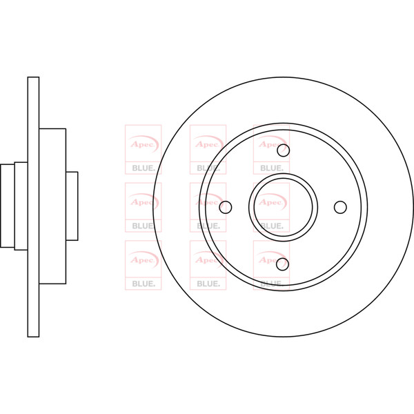 BRAKE DISC (REAR) (SINGLE) image