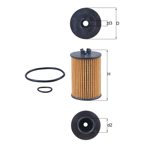 OIL FILTER - ELEMENT image